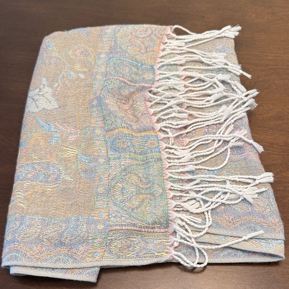 Expressions Pastel Paisley Scarf